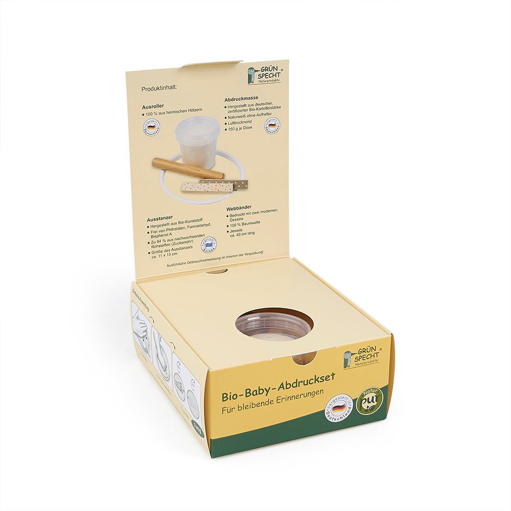 Bio - Baby - Abdruckset, 1 Dose - 678-00 - GRÜNSPECHT Naturprodukte