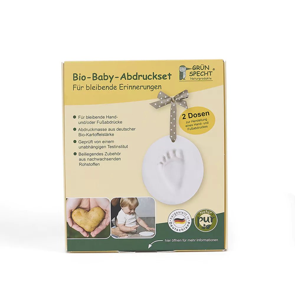 Bio - Baby - Abdruckset, 2 Dosen - 679-00 - GRÜNSPECHT Naturprodukte