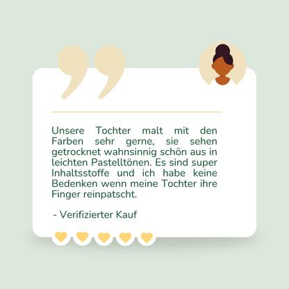 Bio - Fingermalfarbe, 4er Set - 691-00 - GRÜNSPECHT Naturprodukte