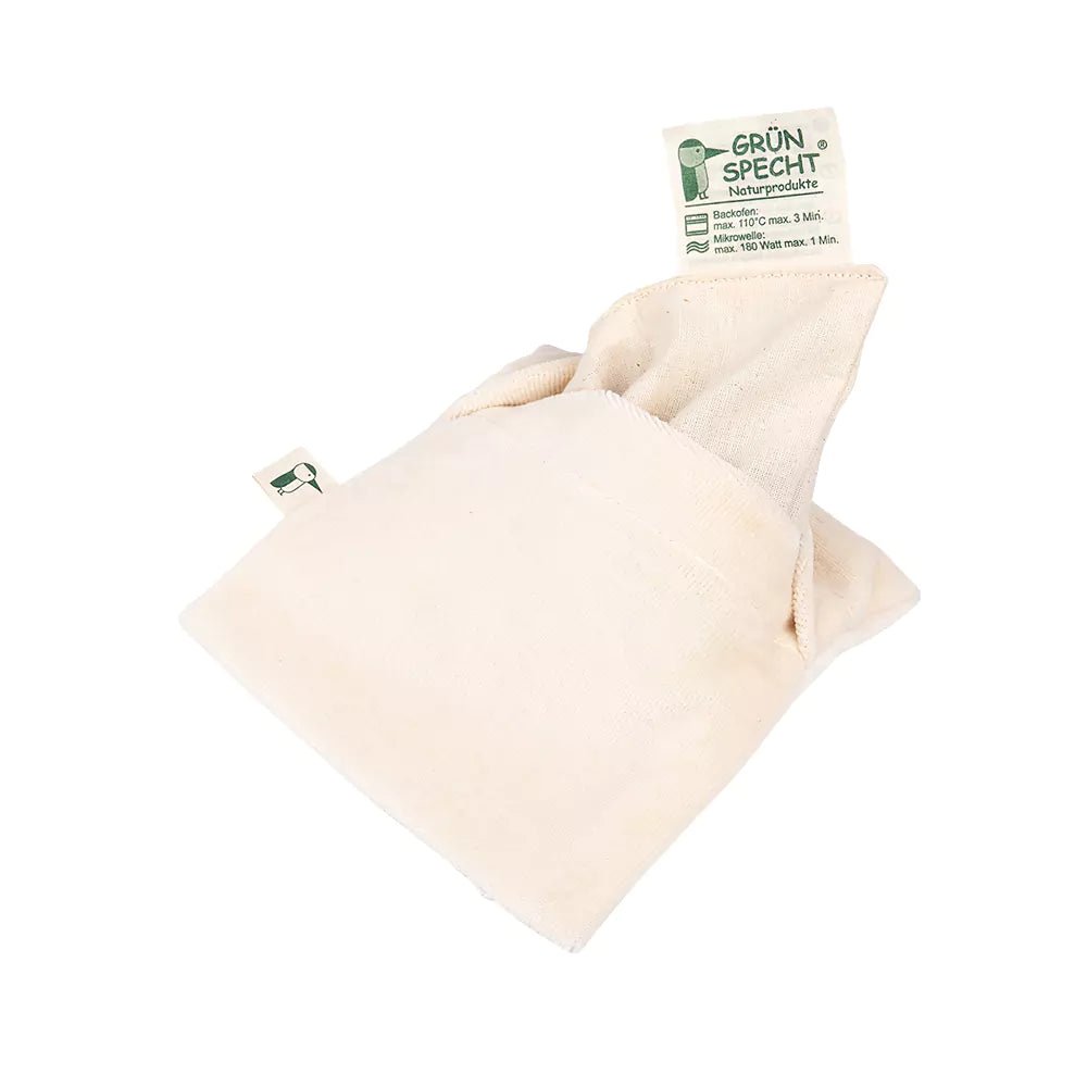 Bio - Leinsamen - Kissen für Babys mit Bezug - 603-V2 - GRÜNSPECHT Naturprodukte