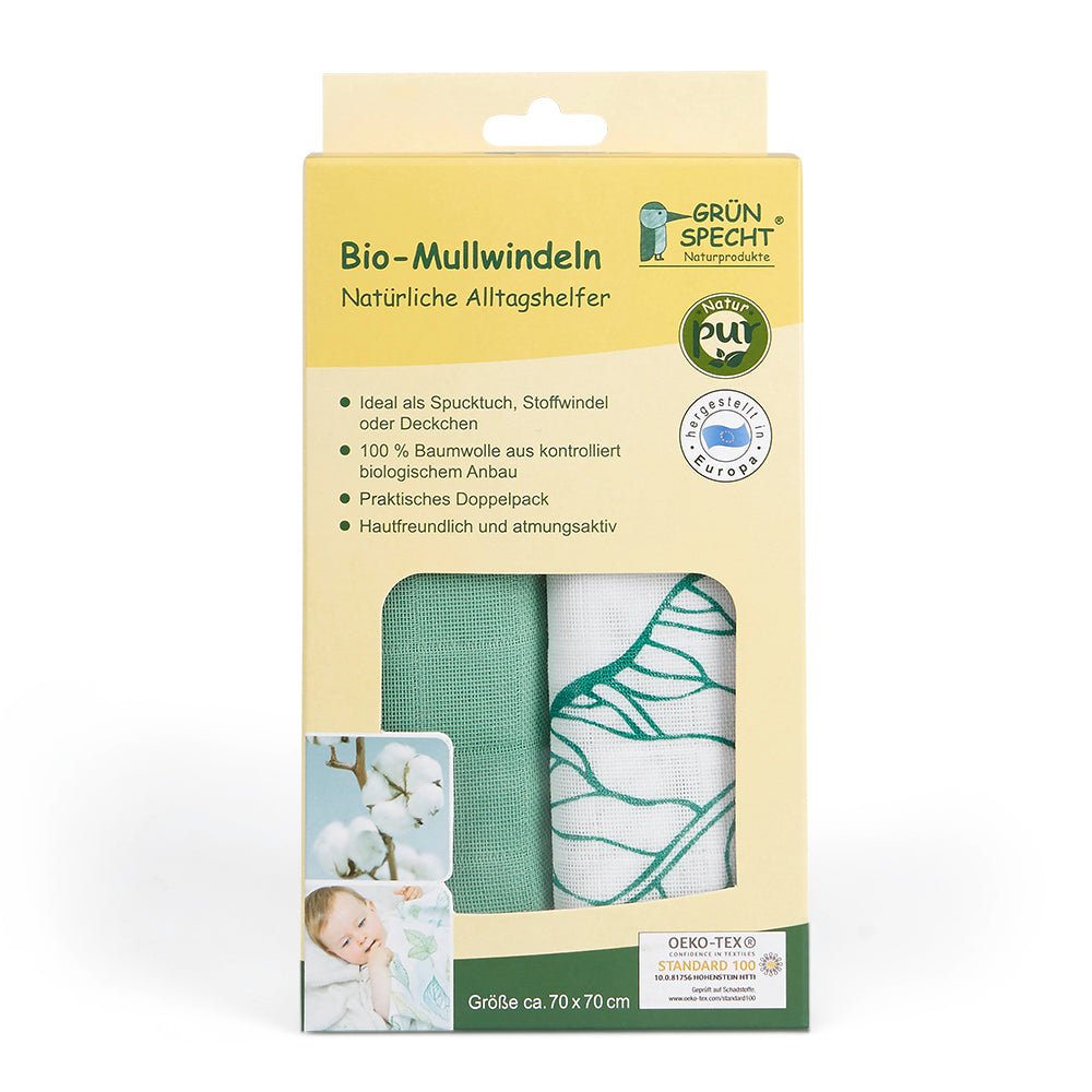 Bio - Mullwindeln - 690-V1 - GRÜNSPECHT Naturprodukte