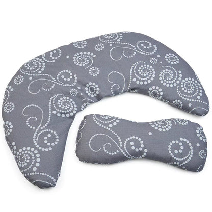 Bio - Nackenhörnchen, grau - mint - 609-V1 - GRÜNSPECHT Naturprodukte