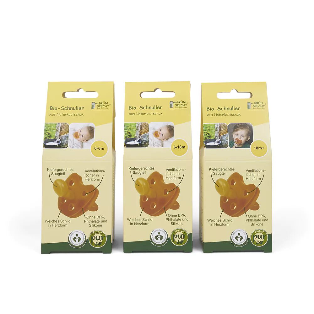 Bio - Schnuller - 670-V1 - GRÜNSPECHT Naturprodukte