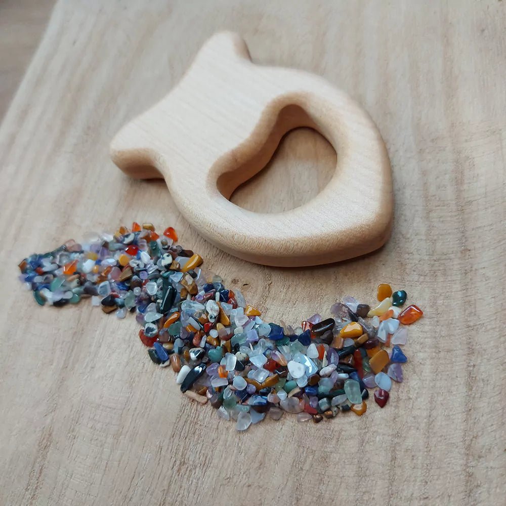 Edelsteinrassel, Fisch - 597-00 - GRÜNSPECHT Naturprodukte