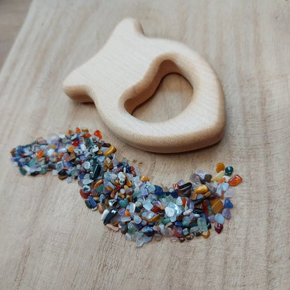 Edelsteinrassel, Fisch - 597-00 - GRÜNSPECHT Naturprodukte