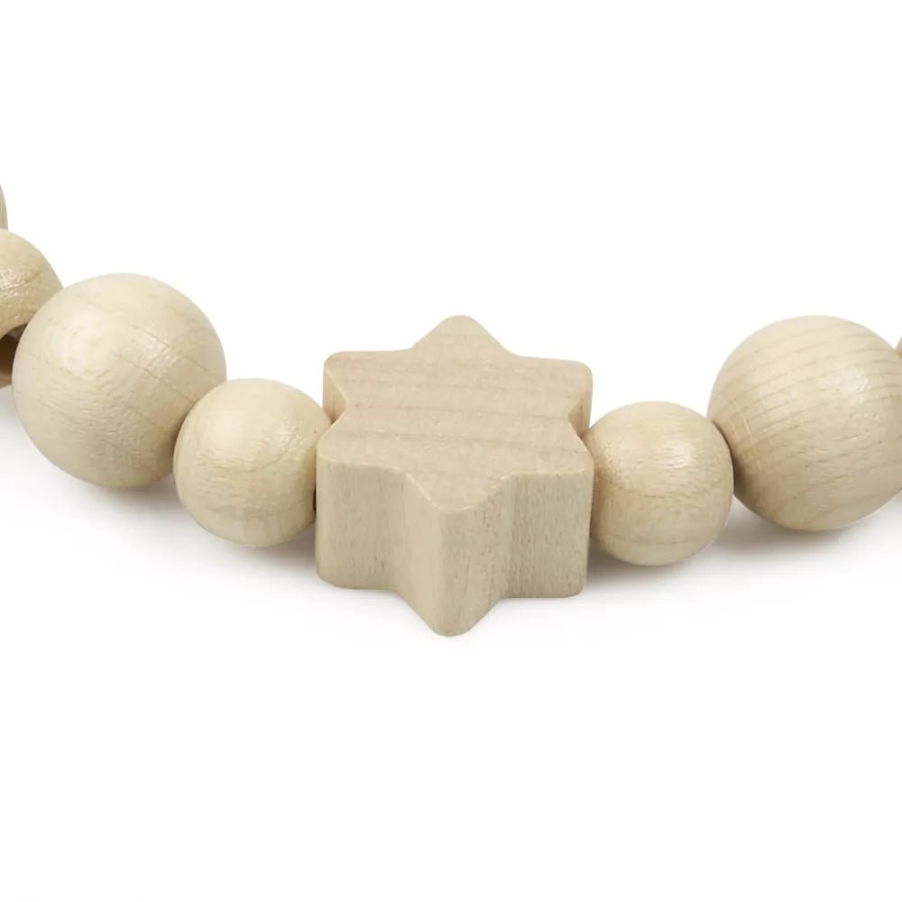 Holz - Schnullerkette mit Schlaufe - 596-00 - GRÜNSPECHT Naturprodukte