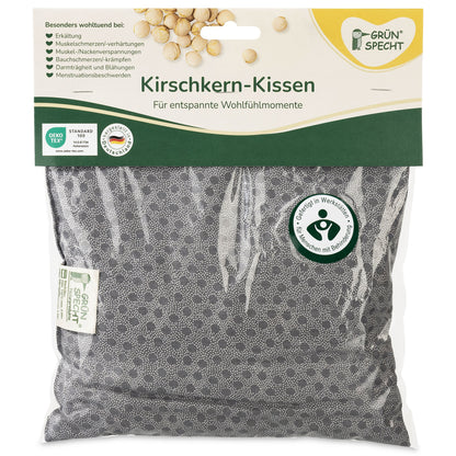 Kirschkern - Kissen, 22 x 24 cm - 110-V4 - GRÜNSPECHT Naturprodukte