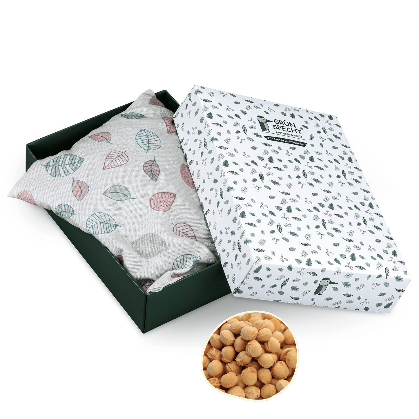 Kirschkern - Kissen 22 x 24 cm in Geschenkbox - 110-V8 - GRÜNSPECHT Naturprodukte