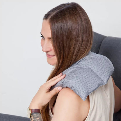 Kirschkern - Wärme - Auflage, Cocotte grau, 43 x 20 cm - 1100-V1 - GRÜNSPECHT Naturprodukte