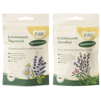 Kräuterpads, gemischter Nachfüllpack - 1503-V5 - GRÜNSPECHT Naturprodukte