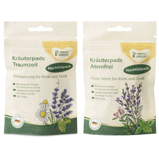Kräuterpads, gemischter Nachfüllpack - 1503-V5 - GRÜNSPECHT Naturprodukte