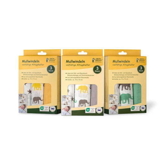 Mullwindeln - 1500-V4 - GRÜNSPECHT Naturprodukte
