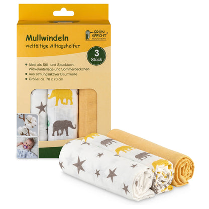 Mullwindeln - 1500-V6 - GRÜNSPECHT Naturprodukte