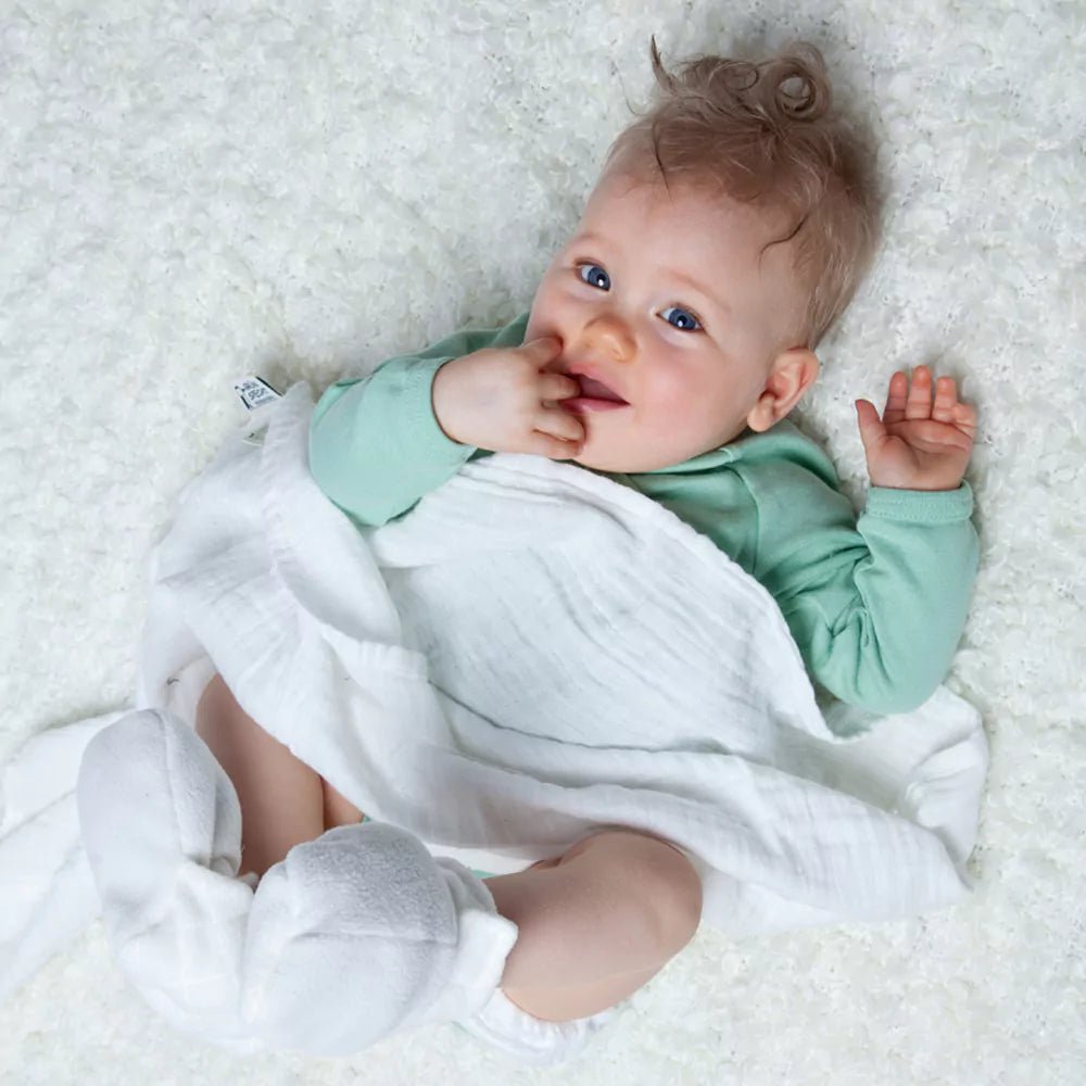 Mullwindeln weiß, 80x80 cm - 598-00 - GRÜNSPECHT Naturprodukte