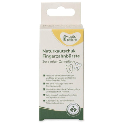 Natürliche Fingerzahnbürste - 687-V1 - GRÜNSPECHT Naturprodukte