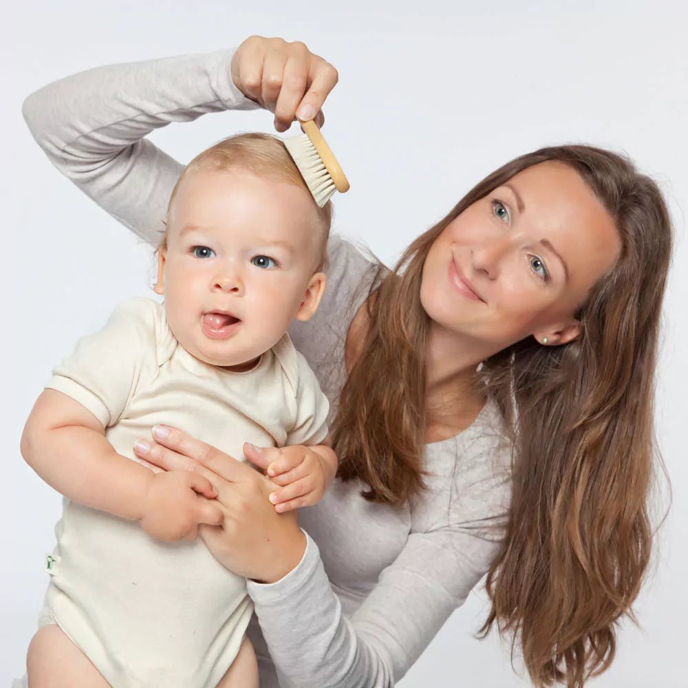 Natürliche Ziegenhaarbürste - 604-00 - GRÜNSPECHT Naturprodukte