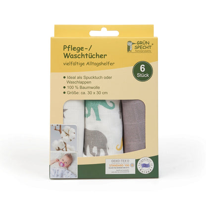 Pflege - /Waschtücher - 1501-V5 - GRÜNSPECHT Naturprodukte