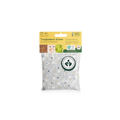 Traubenkern - Kissen, 12 x 12 cm - 152-V1 - GRÜNSPECHT Naturprodukte
