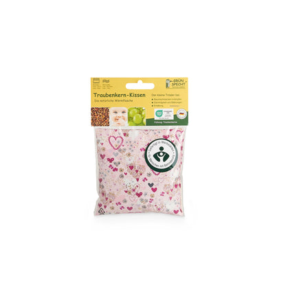 Traubenkern - Kissen, 12 x 12 cm - 152-V1 - GRÜNSPECHT Naturprodukte