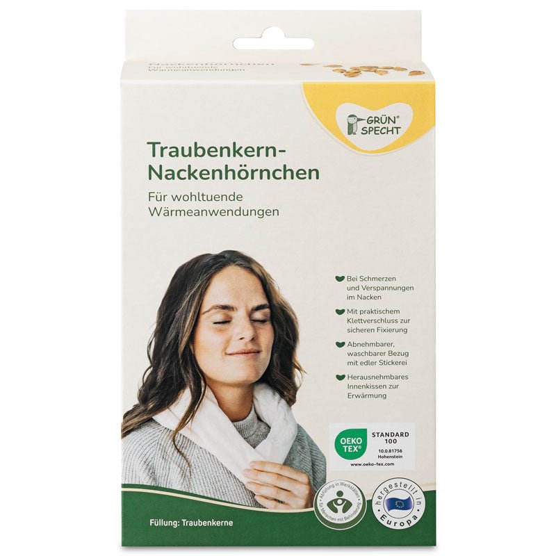 Traubenkern - Nackenhörnchen, Floral - 185-10 - GRÜNSPECHT Naturprodukte