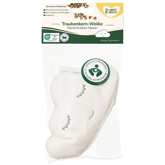 Coussin De Pépins De Raisin Grünspecht – Chaleur Apaisante, Douleurs Abdominales Et Rhume – Naturel Et Réutilisable - 4